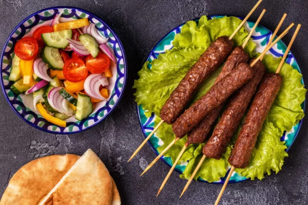 kebabs, spécialité libanaise à Bruxelles.meilleur Restaurant libanais centre sablon bruxelles vegan pas cher ambiance